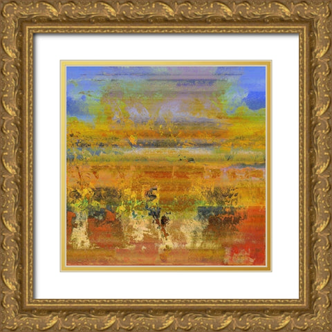 Rain Dance I Gold Ornate Wood Framed Art Print with Double Matting by Bolokofsky, Ronald