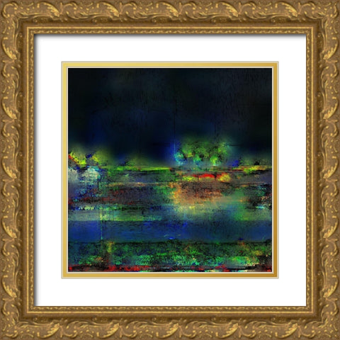 Reflections In Isolation I Gold Ornate Wood Framed Art Print with Double Matting by Bolokofsky, Ronald