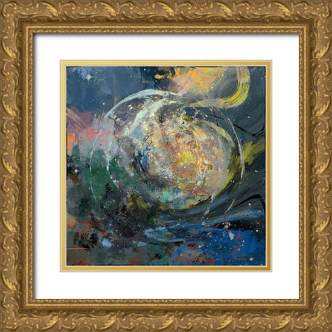Universal Expanse Gold Ornate Wood Framed Art Print with Double Matting by Bolokofsky, Ronald