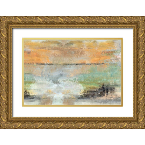Westward Ho III Gold Ornate Wood Framed Art Print with Double Matting by Bolokofsky, Ronald