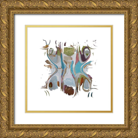 Which Way III Gold Ornate Wood Framed Art Print with Double Matting by Bolokofsky, Ronald