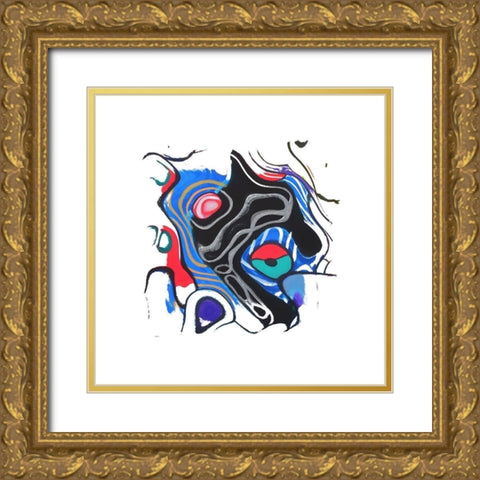 Wild Participation I  Gold Ornate Wood Framed Art Print with Double Matting by Bolokofsky, Ronald