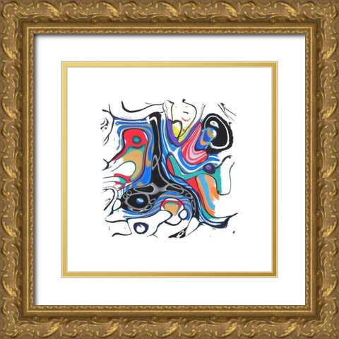 Wild Participation III Gold Ornate Wood Framed Art Print with Double Matting by Bolokofsky, Ronald