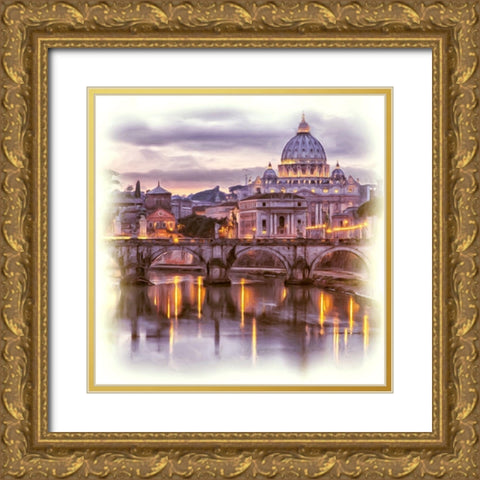 Basilica Sant Pietro II Gold Ornate Wood Framed Art Print with Double Matting by Bolokofsky, Ronald