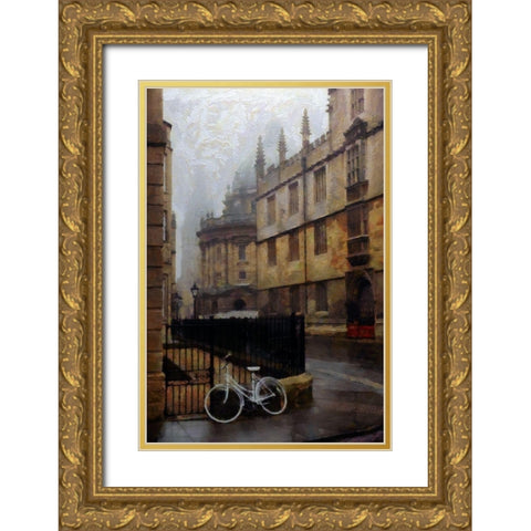 Oxford Fog Gold Ornate Wood Framed Art Print with Double Matting by Bolokofsky, Ronald