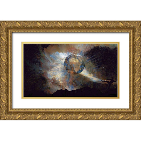 As the World Turns Gold Ornate Wood Framed Art Print with Double Matting by Bolokofsky, Ronald