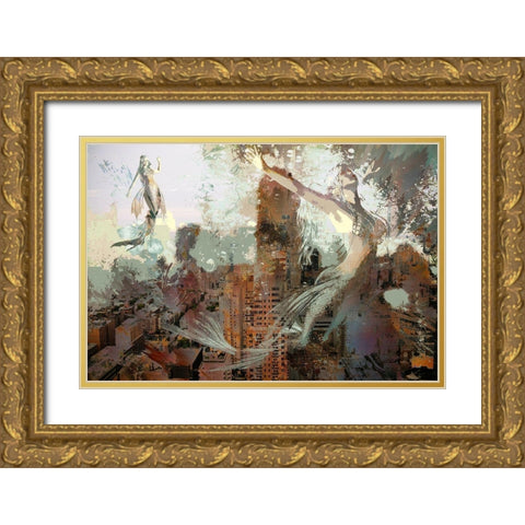 Atlantis  Gold Ornate Wood Framed Art Print with Double Matting by Bolokofsky, Ronald