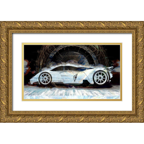 Built For Speed Gold Ornate Wood Framed Art Print with Double Matting by Bolokofsky, Ronald