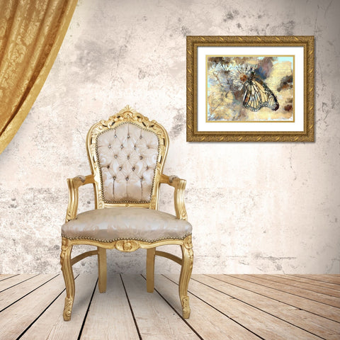 Butterfly Wings  Gold Ornate Wood Framed Art Print with Double Matting by Bolokofsky, Ronald