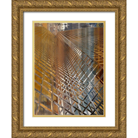 Downtown II Gold Ornate Wood Framed Art Print with Double Matting by Bolokofsky, Ronald
