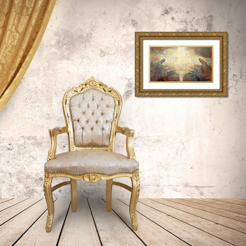 Knowlege Gold Ornate Wood Framed Art Print with Double Matting by Bolokofsky, Ronald