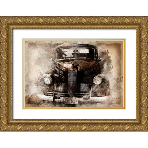Oldtimer I Gold Ornate Wood Framed Art Print with Double Matting by Bolokofsky, Ronald