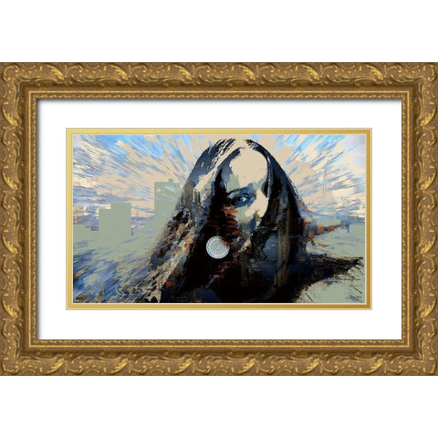 Eye On the Prize Gold Ornate Wood Framed Art Print with Double Matting by Bolokofsky, Ronald