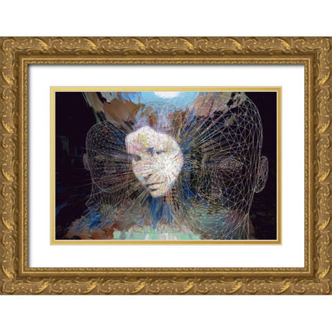 Mind Games II Gold Ornate Wood Framed Art Print with Double Matting by Bolokofsky, Ronald