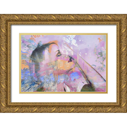 Minds Eye Gold Ornate Wood Framed Art Print with Double Matting by Bolokofsky, Ronald