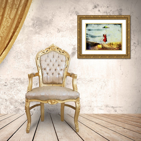 Road Trip  Gold Ornate Wood Framed Art Print with Double Matting by Bolokofsky, Ronald