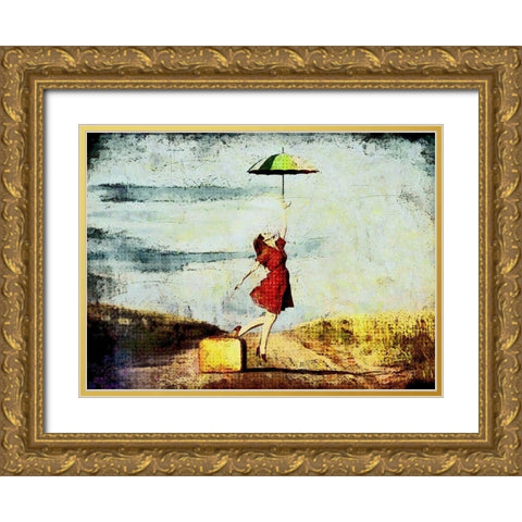 Road Trip  Gold Ornate Wood Framed Art Print with Double Matting by Bolokofsky, Ronald