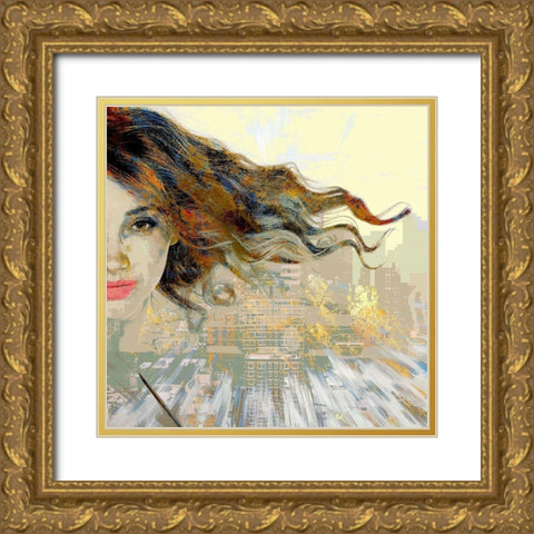 The Other Side of Life Gold Ornate Wood Framed Art Print with Double Matting by Bolokofsky, Ronald