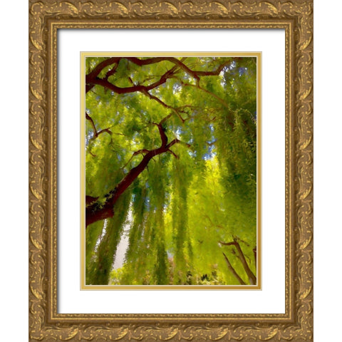 Big Shade II Gold Ornate Wood Framed Art Print with Double Matting by Bolokofsky, Ronald