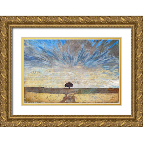 On the Plains  Gold Ornate Wood Framed Art Print with Double Matting by Bolokofsky, Ronald