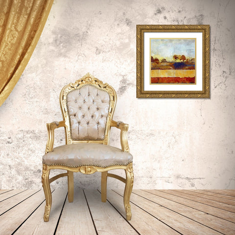 Open Field I  Gold Ornate Wood Framed Art Print with Double Matting by Bolokofsky, Ronald