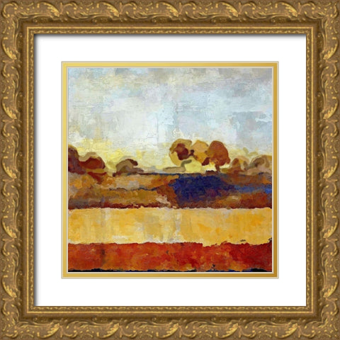 Open Field I  Gold Ornate Wood Framed Art Print with Double Matting by Bolokofsky, Ronald