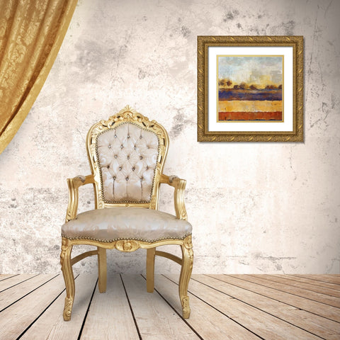 Open Field II  Gold Ornate Wood Framed Art Print with Double Matting by Bolokofsky, Ronald
