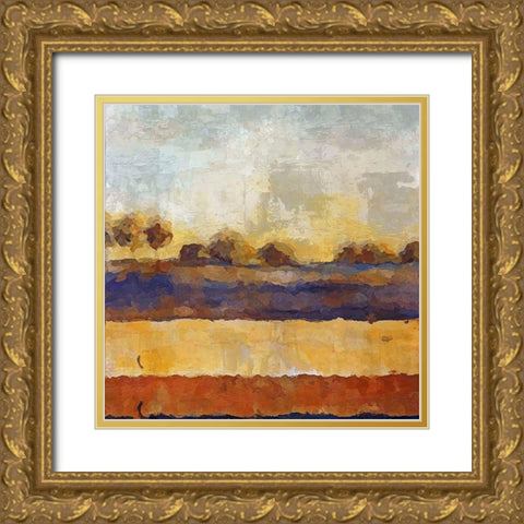 Open Field II  Gold Ornate Wood Framed Art Print with Double Matting by Bolokofsky, Ronald