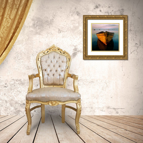Morning Reflections Gold Ornate Wood Framed Art Print with Double Matting by Bolokofsky, Ronald