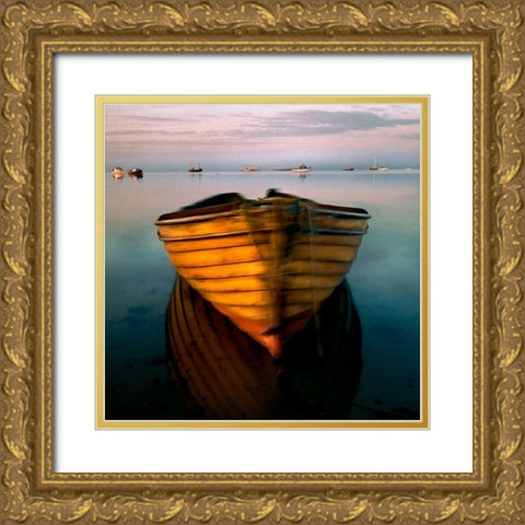 Morning Reflections Gold Ornate Wood Framed Art Print with Double Matting by Bolokofsky, Ronald