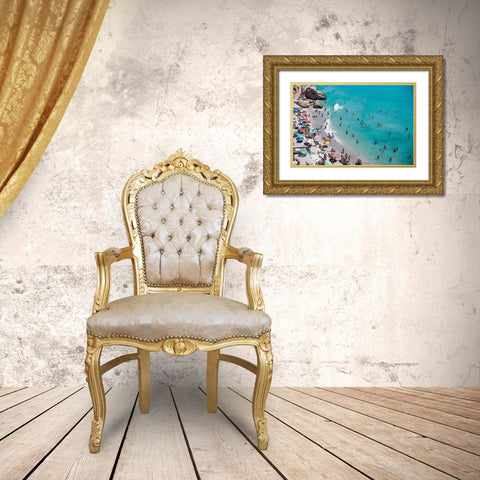 Weekend At the Beach I Gold Ornate Wood Framed Art Print with Double Matting by Bolokofsky, Ronald