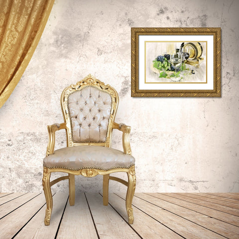 Two Types of Wine Gold Ornate Wood Framed Art Print with Double Matting by Bolokofsky, Ronald
