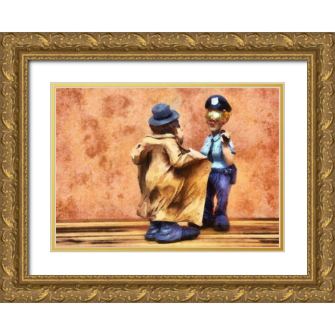 The Flasher Gold Ornate Wood Framed Art Print with Double Matting by Bolokofsky, Ronald