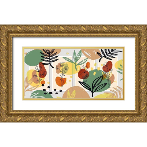 Garden Variety I Gold Ornate Wood Framed Art Print with Double Matting by Bolokofsky, Ronald