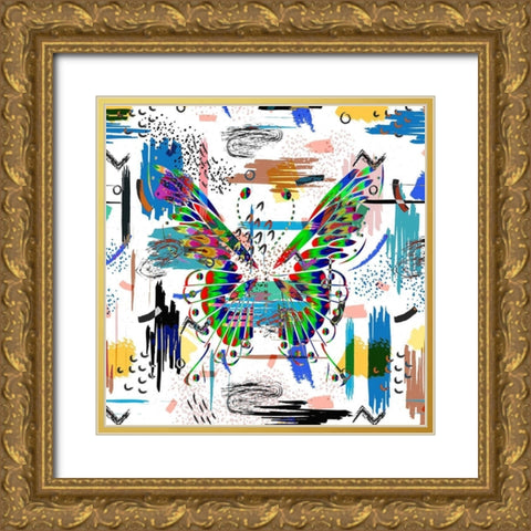 Metamorphasis Gold Ornate Wood Framed Art Print with Double Matting by Bolokofsky, Ronald