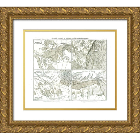 Europe Czarnowo Pultusk Golymin Soldau Poland Gold Ornate Wood Framed Art Print with Double Matting by Thiers