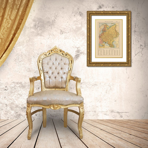 Russia - Reynold 1921 Gold Ornate Wood Framed Art Print with Double Matting by Reynold