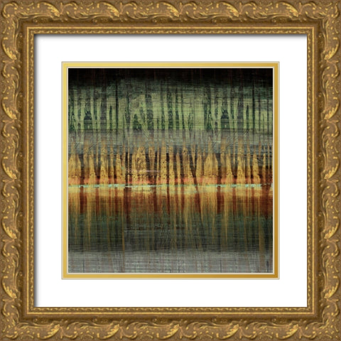 Summer Reed II Gold Ornate Wood Framed Art Print with Double Matting by Brey