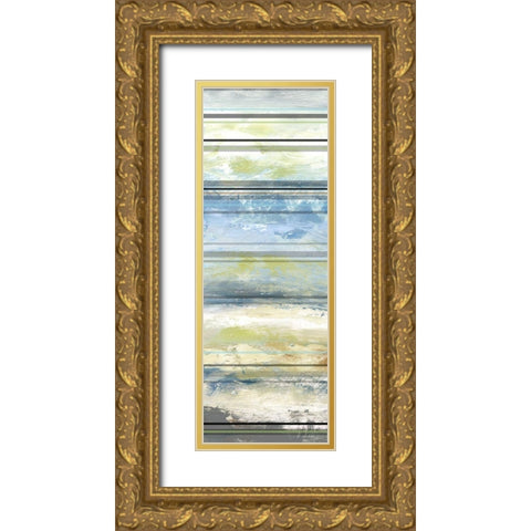 Planks I Gold Ornate Wood Framed Art Print with Double Matting by Brey