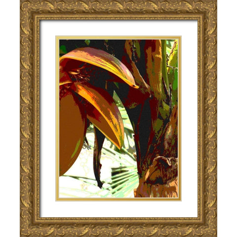 Banana I Gold Ornate Wood Framed Art Print with Double Matting by Franklin