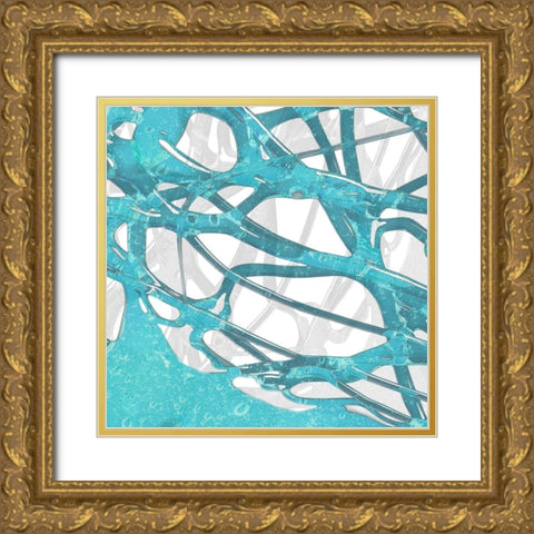 Syrup Flow I Gold Ornate Wood Framed Art Print with Double Matting by Franklin