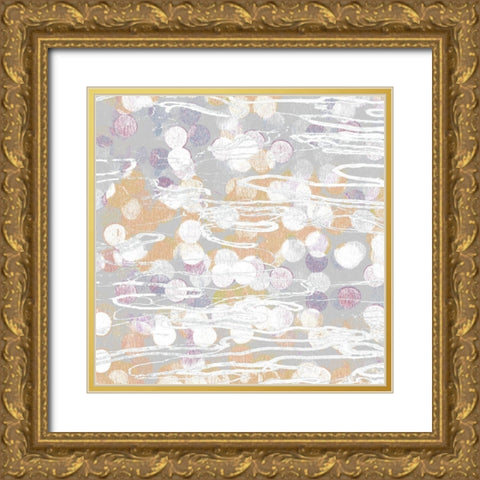 Tangled Gray II Gold Ornate Wood Framed Art Print with Double Matting by Franklin