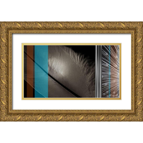 Light as a Feather I Gold Ornate Wood Framed Art Print with Double Matting by Simons