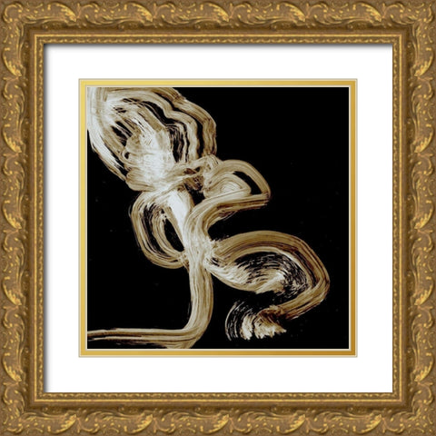 Passe Gold Ornate Wood Framed Art Print with Double Matting by Simons