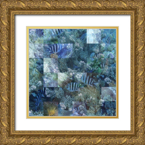 Schools Out Gold Ornate Wood Framed Art Print with Double Matting by Simons