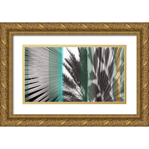 Sunlit II Gold Ornate Wood Framed Art Print with Double Matting by Simons