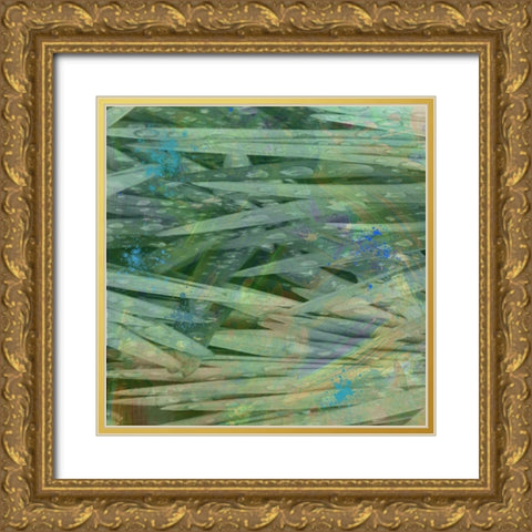 Syan I Gold Ornate Wood Framed Art Print with Double Matting by Simons