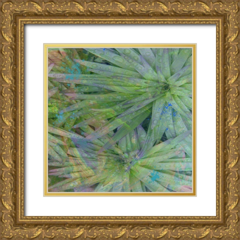 Syan II Gold Ornate Wood Framed Art Print with Double Matting by Simons