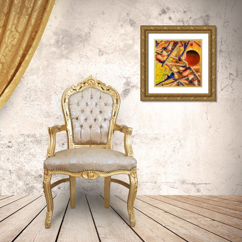 Teed Off III Gold Ornate Wood Framed Art Print with Double Matting by Simons