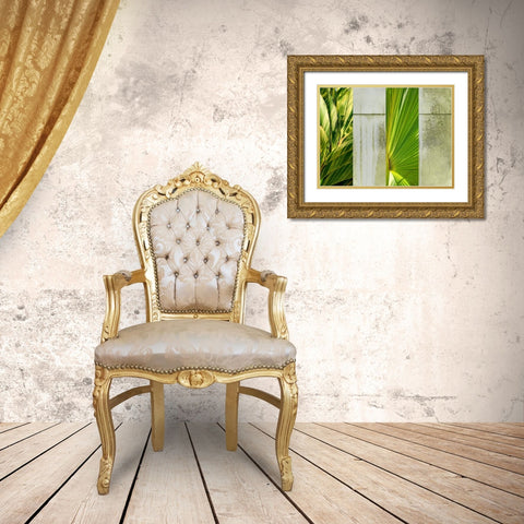 Up Against the Wall Gold Ornate Wood Framed Art Print with Double Matting by Simons